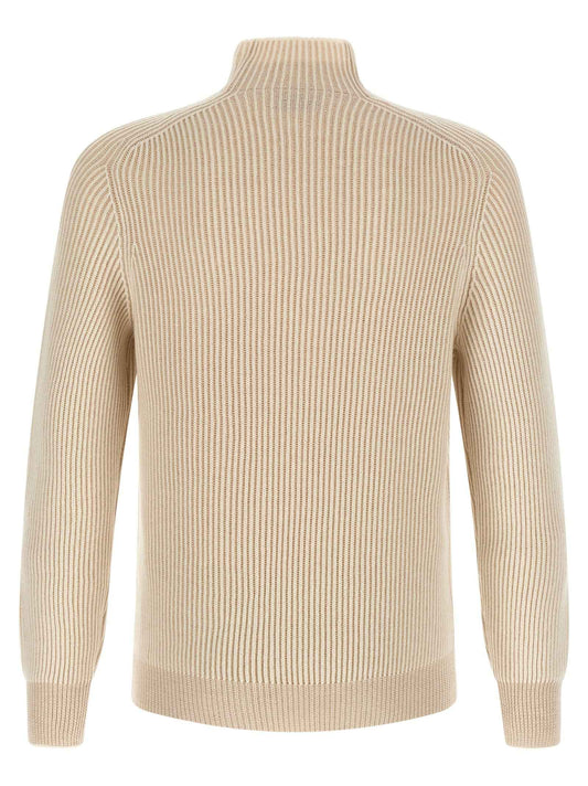 Beige Cashmere Cardigan
