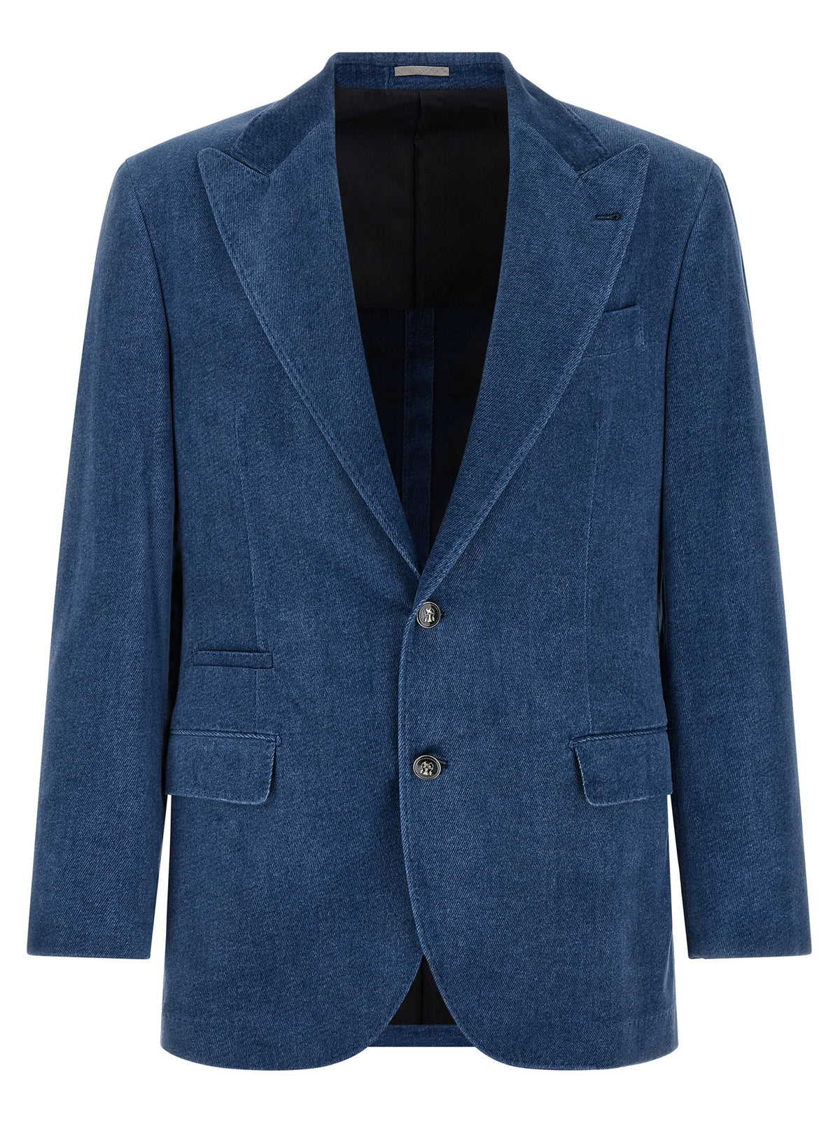 Blue Cotton Blazer