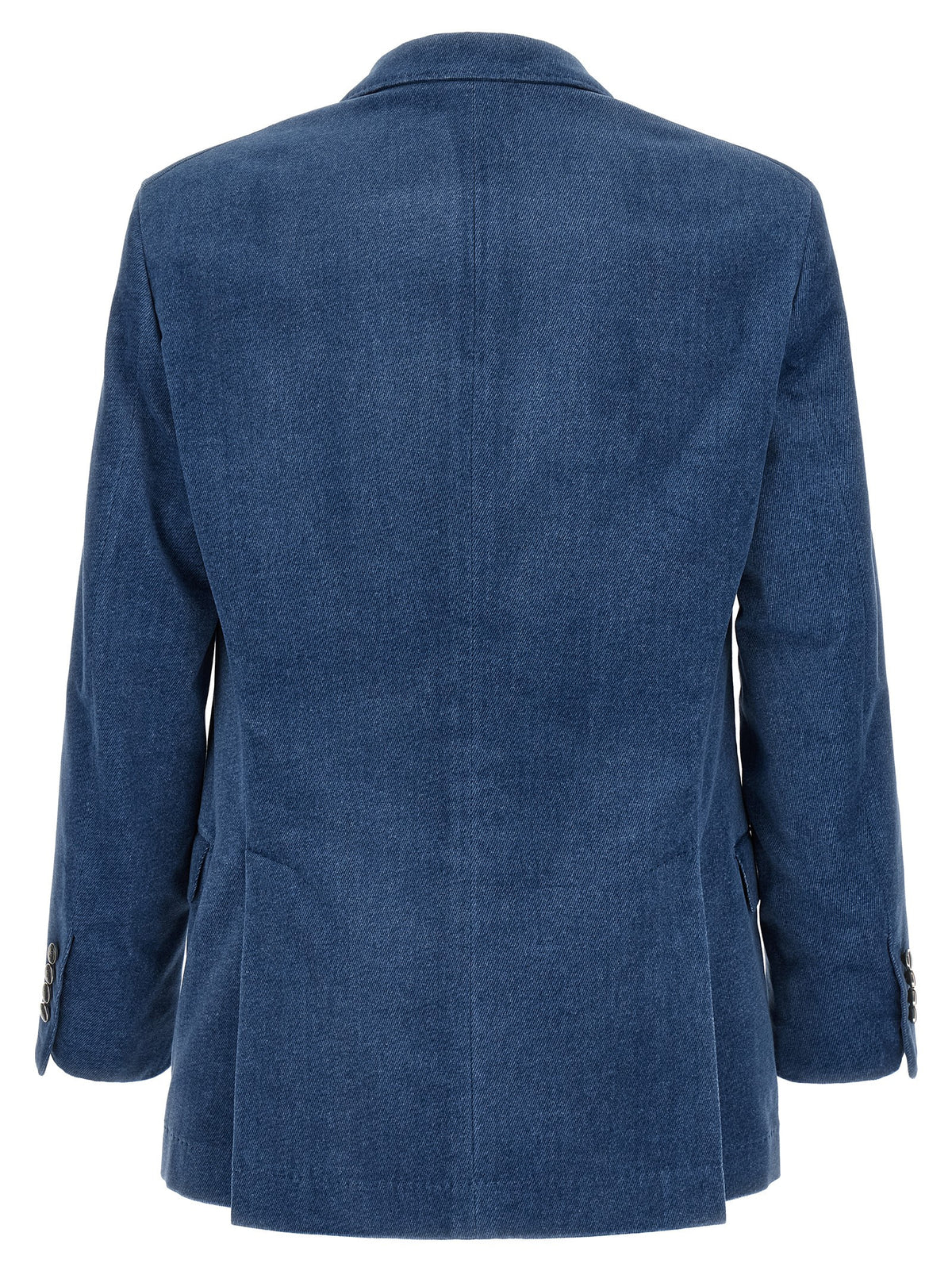 Blue Cotton Blazer