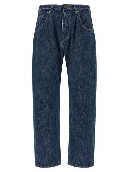 Blue Organic Cotton Relaxed Fit Jeans