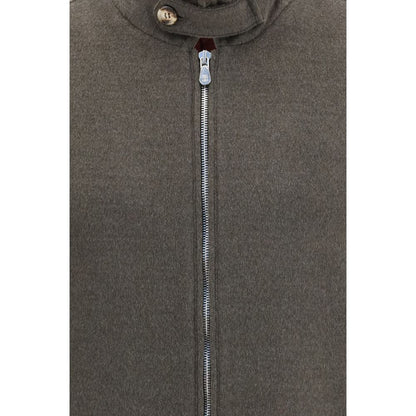 Gray Wool Oves Aries Full-Length Jacket