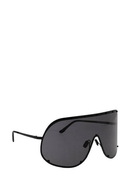 Black Stainless Steel Sunglasses