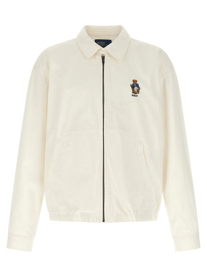 White Cotton Full-Length Jacket