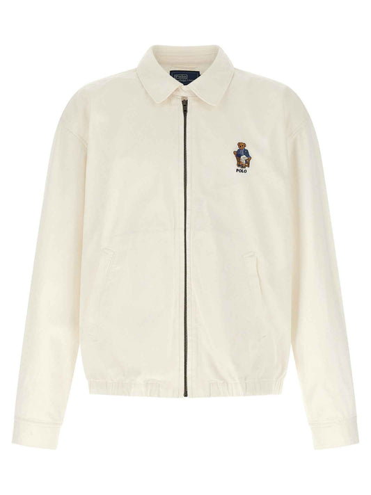 White Cotton Full-Length Jacket