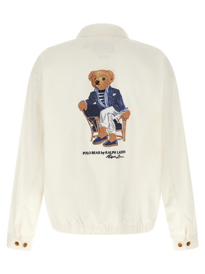 White Cotton Full-Length Jacket