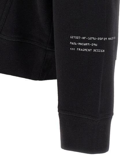 Black Cotton Sweatshirt