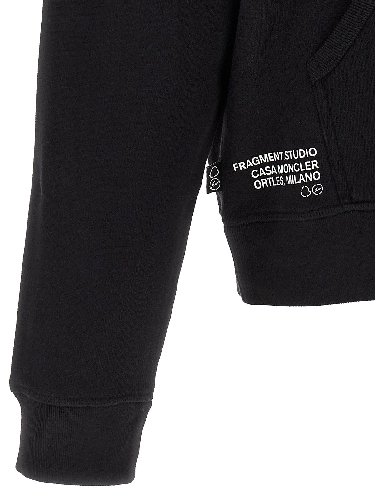 Black Cotton Sweatshirt