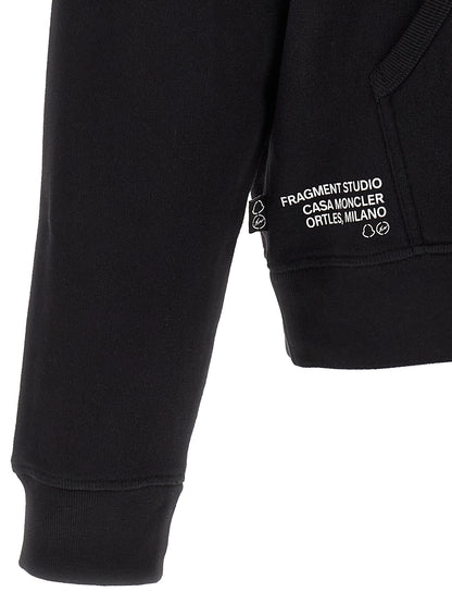 Black Cotton Sweatshirt