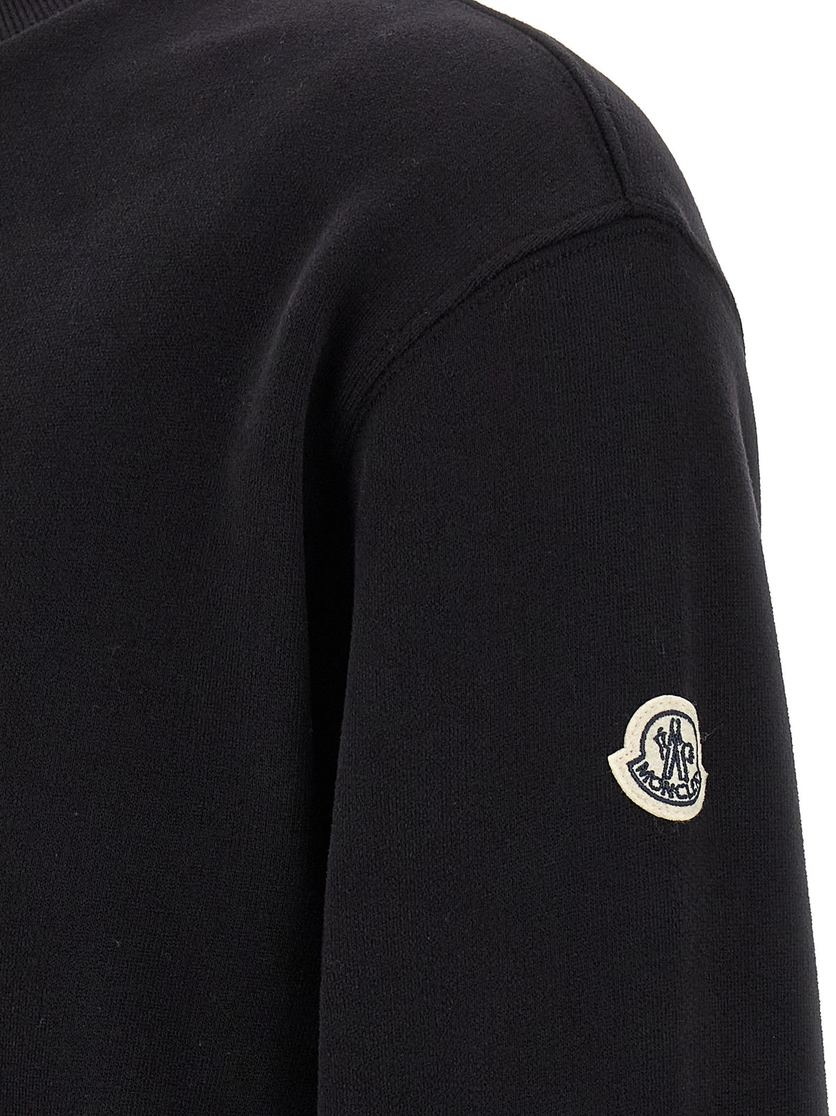 Black Cotton Sweatshirt