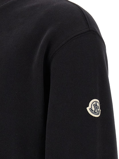 Black Cotton Sweatshirt