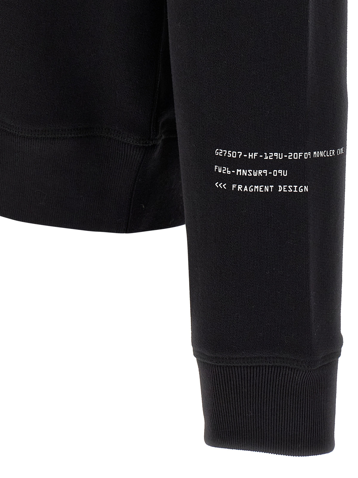Black Cotton Sweatshirt