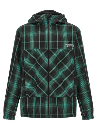 Bicolor Polyester Shell Jacket