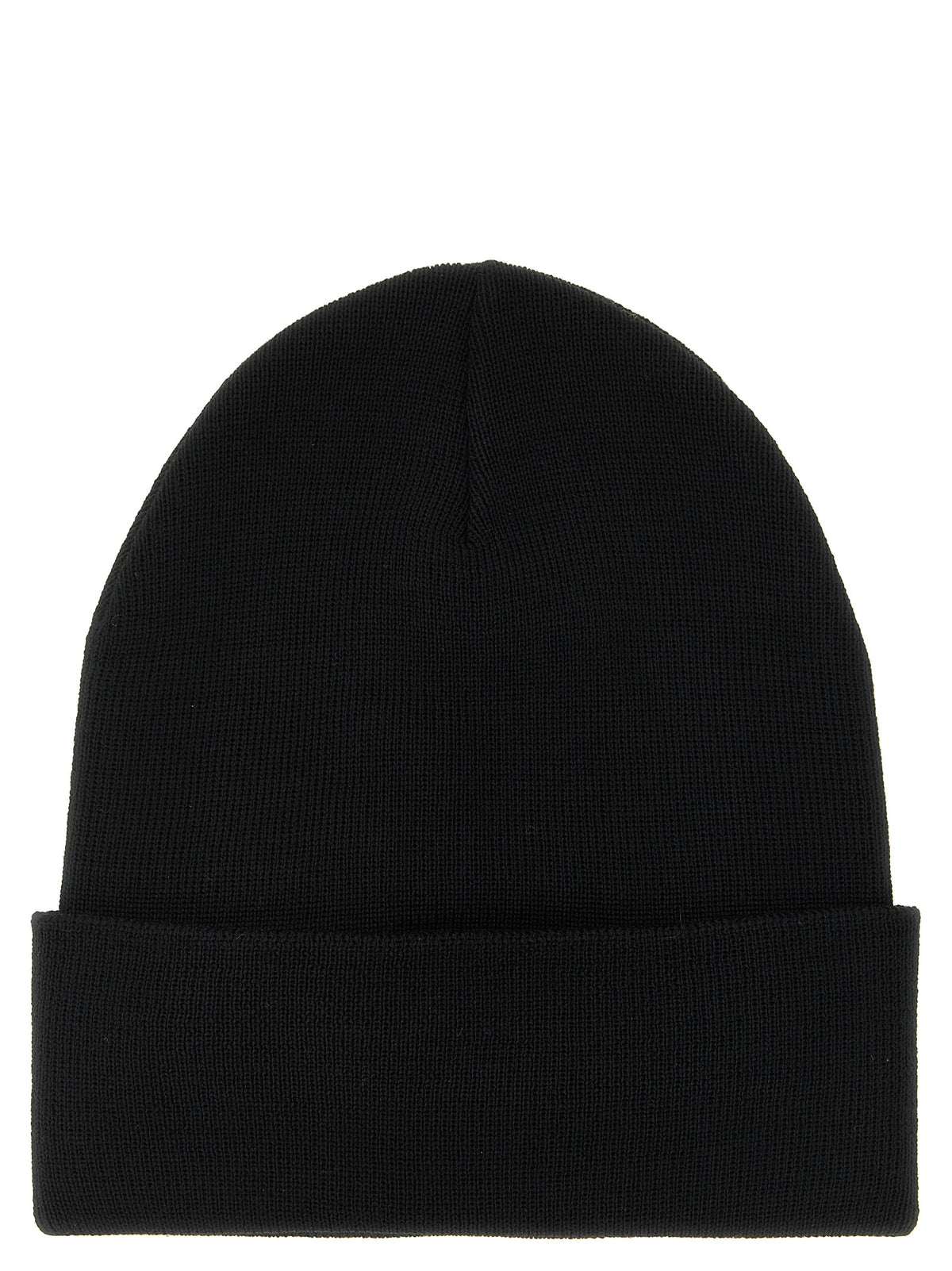 Black Virgin Wool Beanie