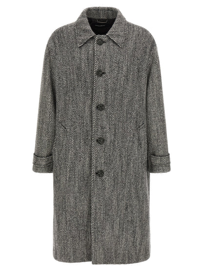 Multicolor Virgin Wool Coat