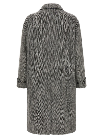 Multicolor Virgin Wool Coat