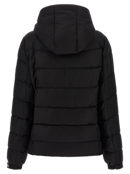 Black Wool Full-Length Jacket