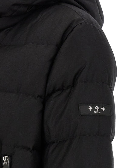 Black Wool Full-Length Jacket