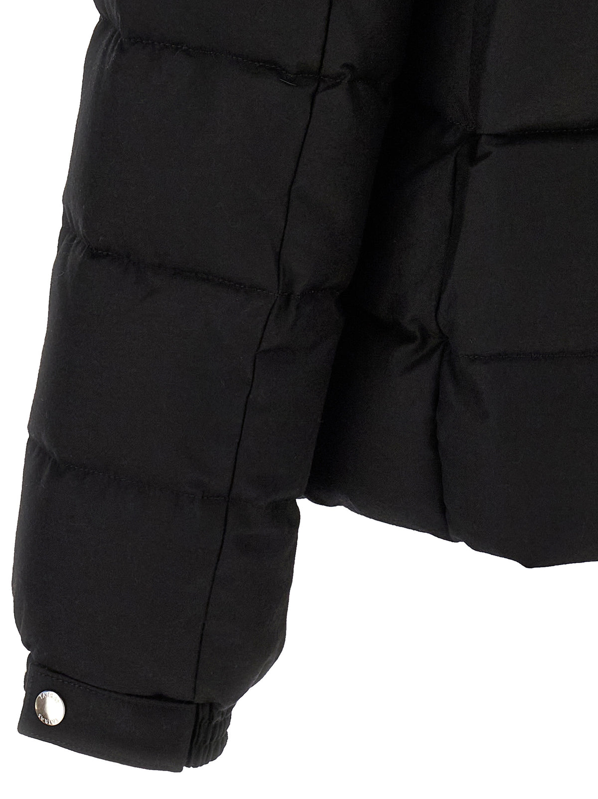 Black Wool Full-Length Jacket