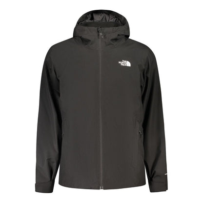 Black Polyester Men's Jacket