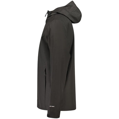 Black Polyester Men's Jacket