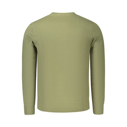 Green Acrylic Men's Sweater