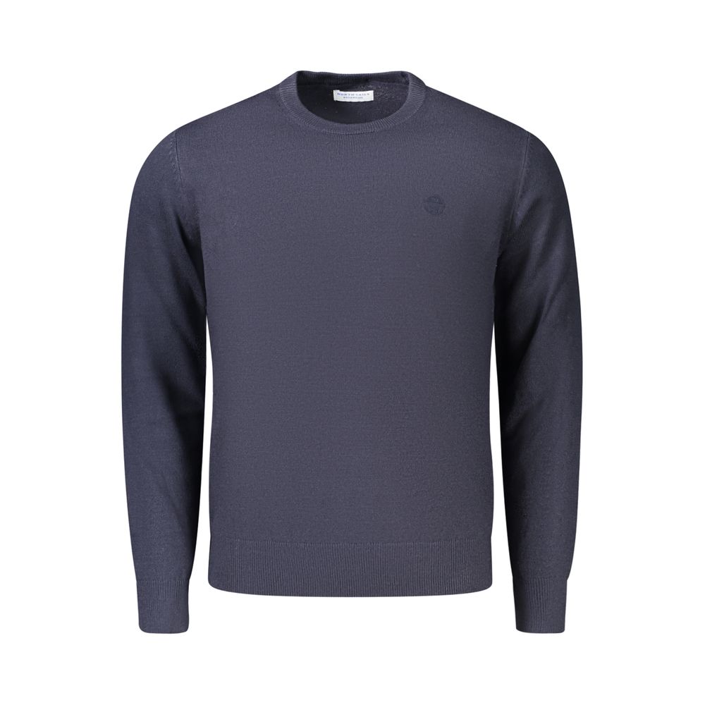 Blue Acrylic Men's Sweater