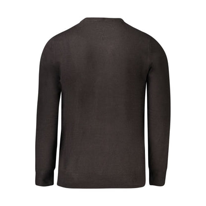 Black Acrylic Men's Sweater