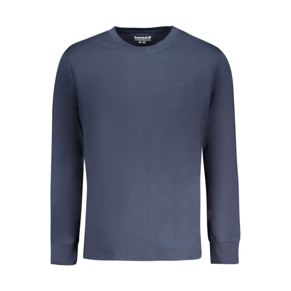 Blue Cotton Men's T-Shirt