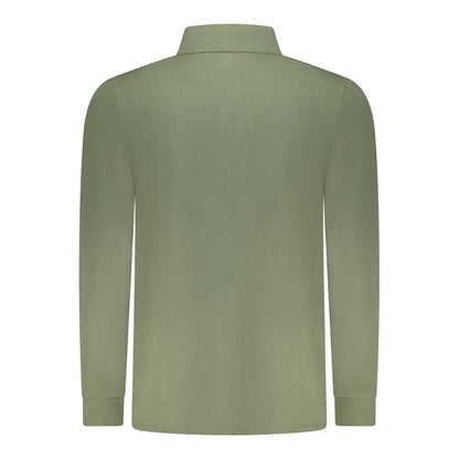 Green Cotton Men's Polo Shirt