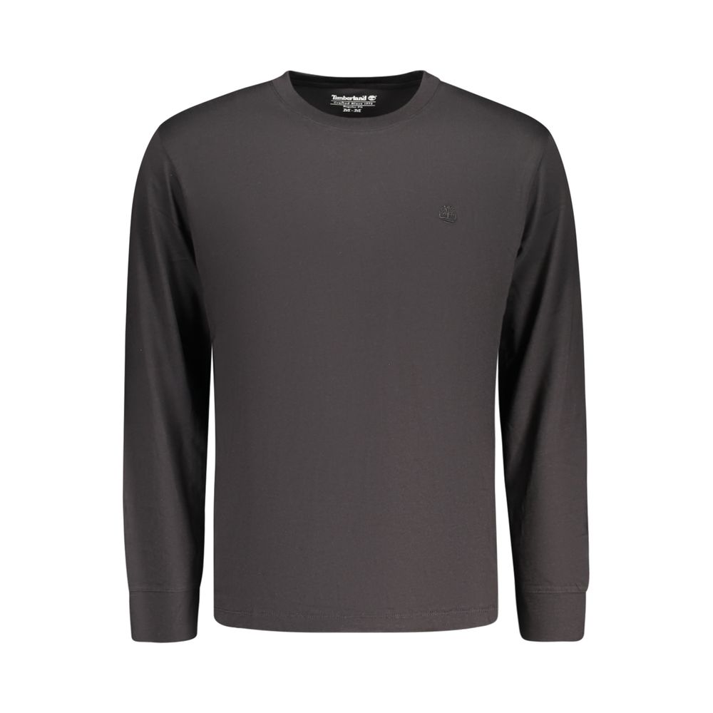 Black Cotton Men's T-Shirt