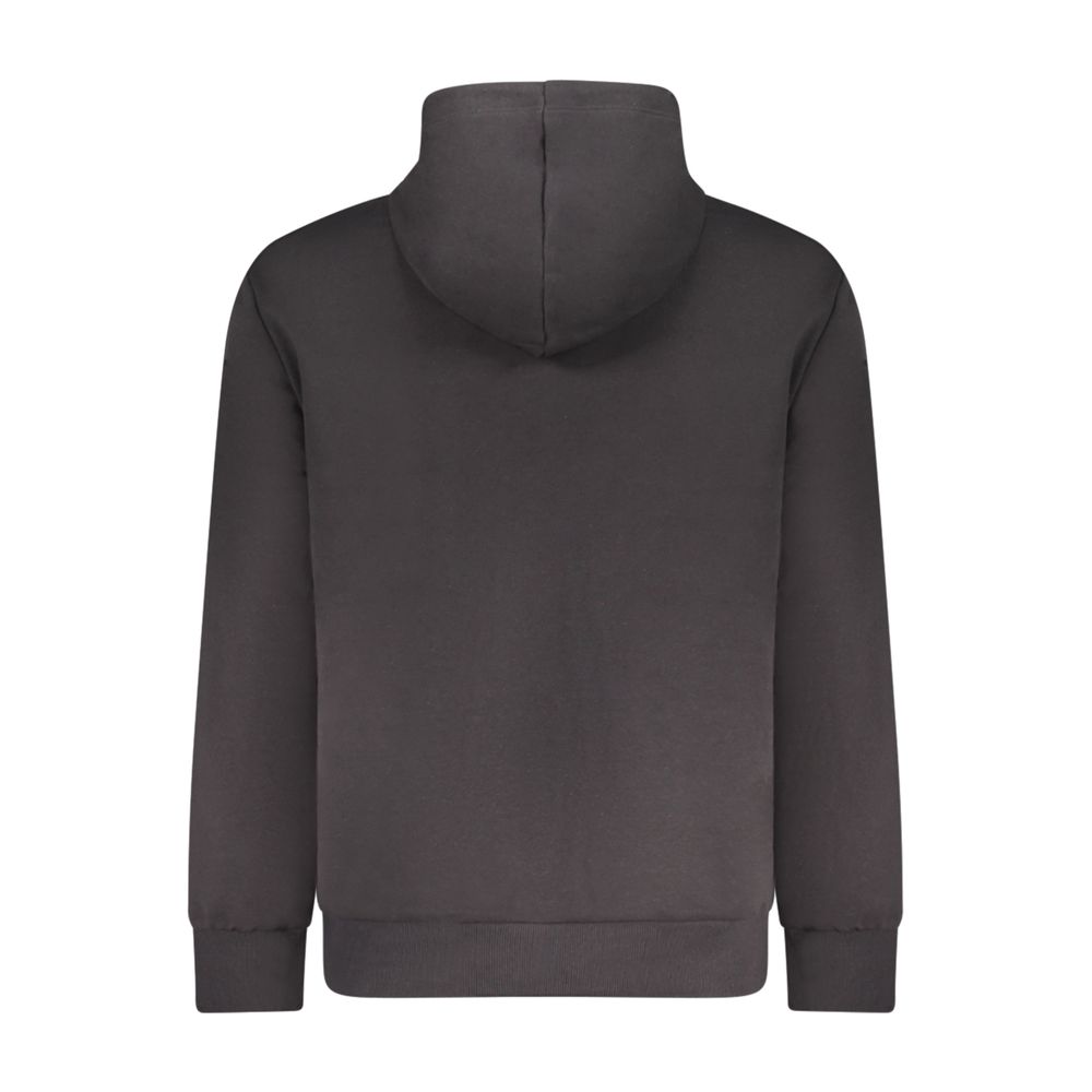 Black Cotton Men's Sweatshirt