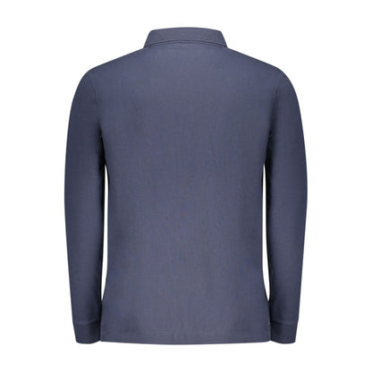 Blue Cotton Men's Polo
