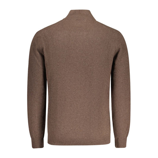 Brown Wool Men's Sweater