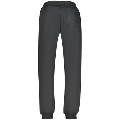 Black Cotton Athletic Pants