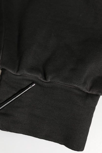 Black Cotton DG Shield Hooded Sweatshirt Sweater