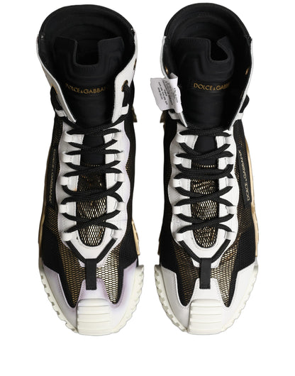 Black Gold NS1 High Top Sneakers Shoes