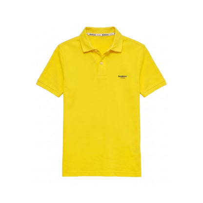Yellow Cotton Men's Polo Shirt