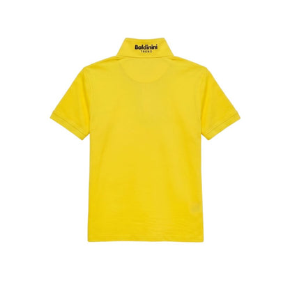 Yellow Cotton Men's Polo Shirt