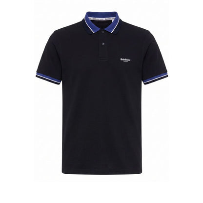 Blue Cotton Men's Polo-Shirt