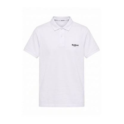 White Cotton Men Polo
