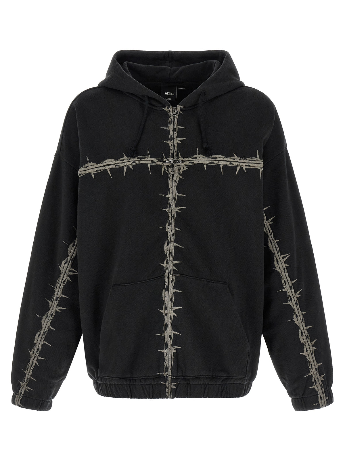 Black Cotton Sweatshirt