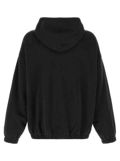Black Cotton Sweatshirt
