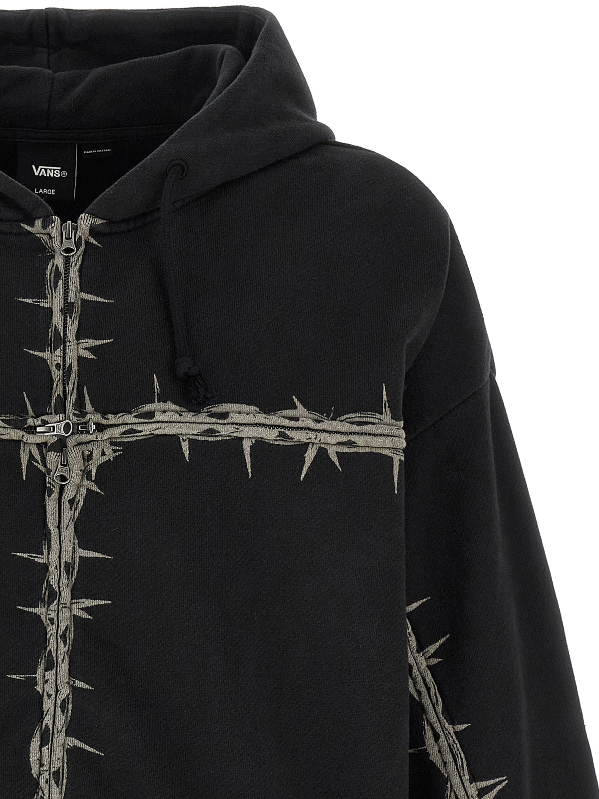 Black Cotton Sweatshirt