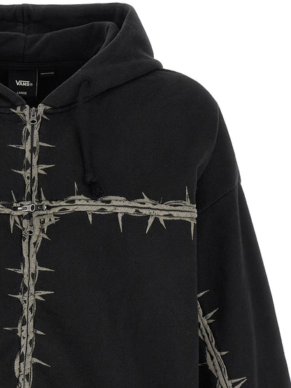 Black Cotton Sweatshirt