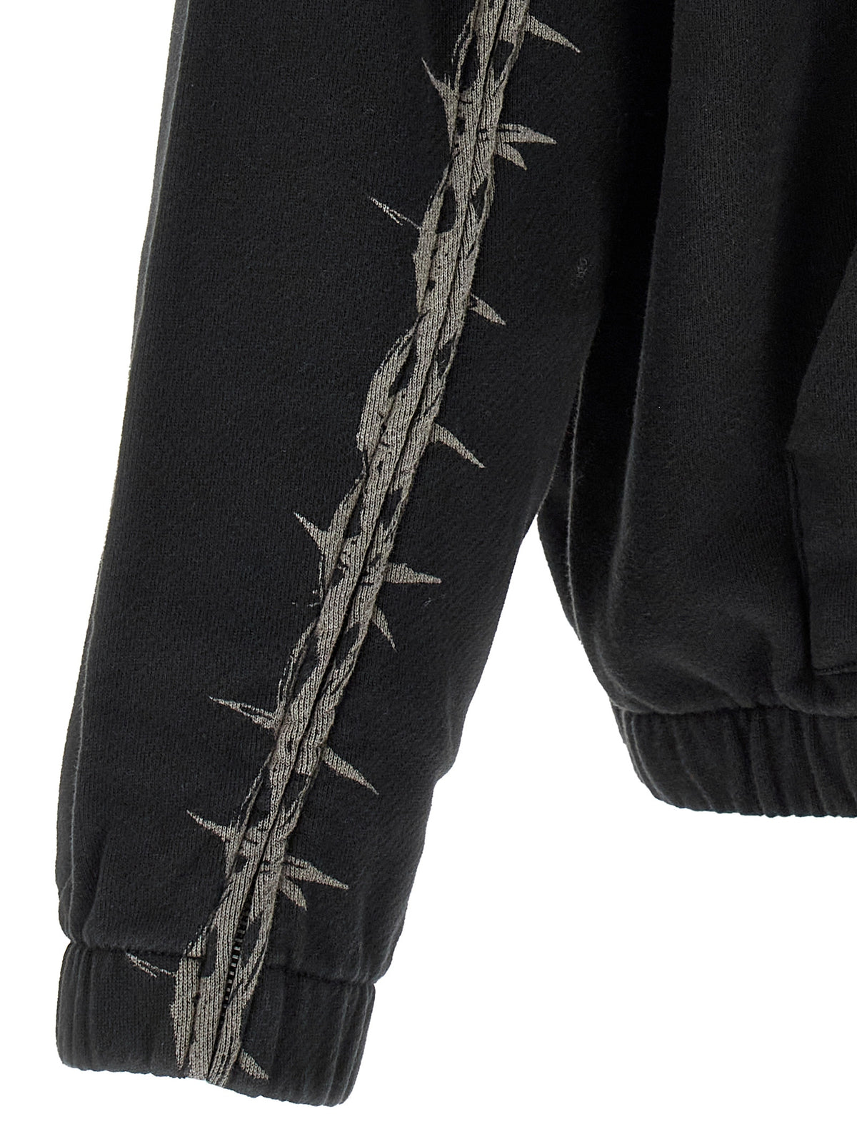 Black Cotton Sweatshirt