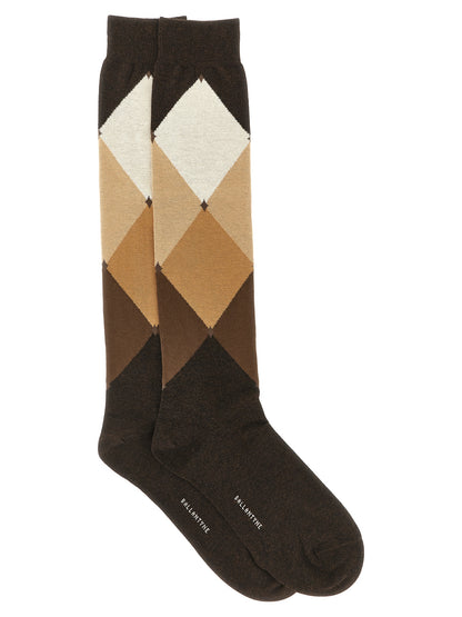 Brown Cotton Socks