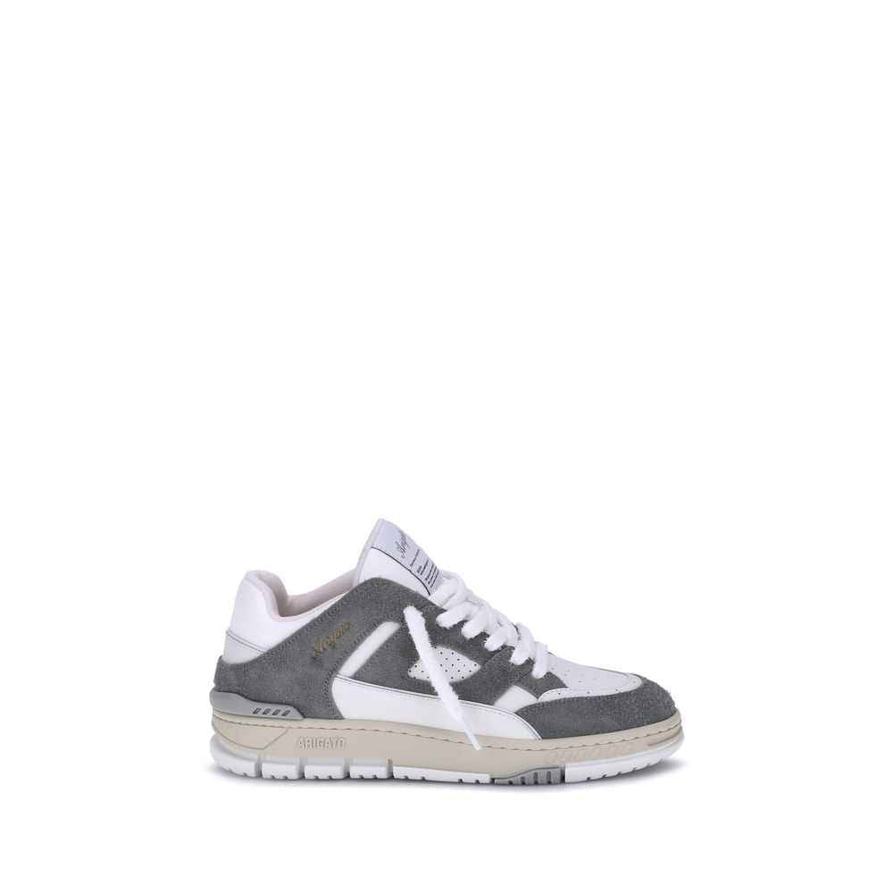 Gray Calf Leather Bos Taurus Athletic Sneakers