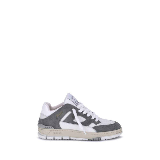 Gray Calf Leather Bos Taurus Athletic Sneakers