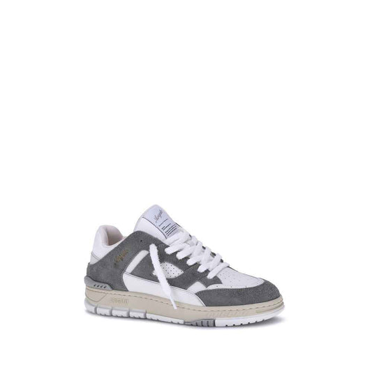 Gray Calf Leather Bos Taurus Athletic Sneakers