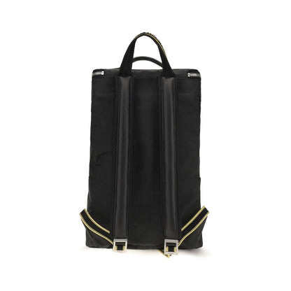 Black Polyester Backpack